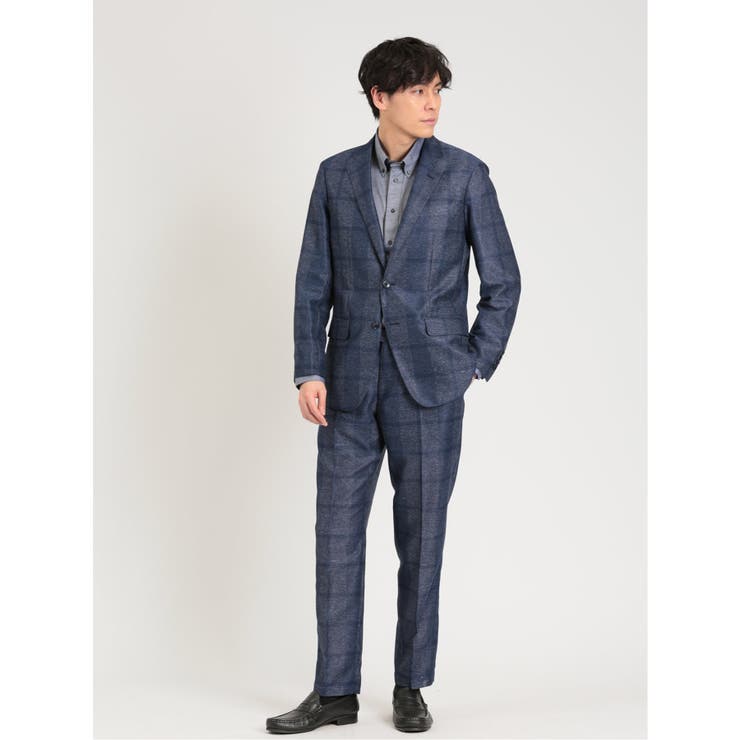 TechLinen スリムフィット ノータックパンツ | TAKA-Q MEN | 詳細画像11 