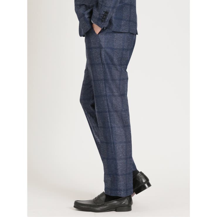 TechLinen スリムフィット ノータックパンツ | TAKA-Q MEN | 詳細画像2 