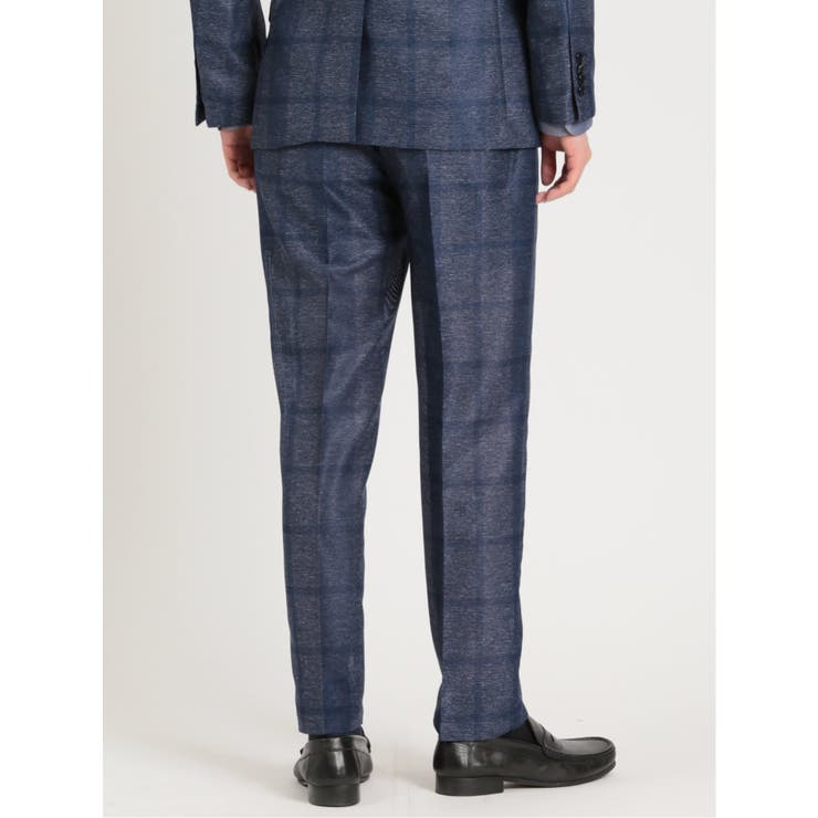 TechLinen スリムフィット ノータックパンツ | TAKA-Q MEN | 詳細画像3 