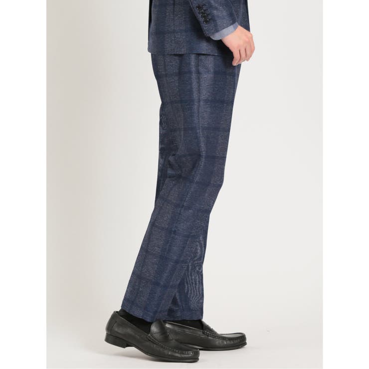 TechLinen スリムフィット ノータックパンツ | TAKA-Q MEN | 詳細画像4 