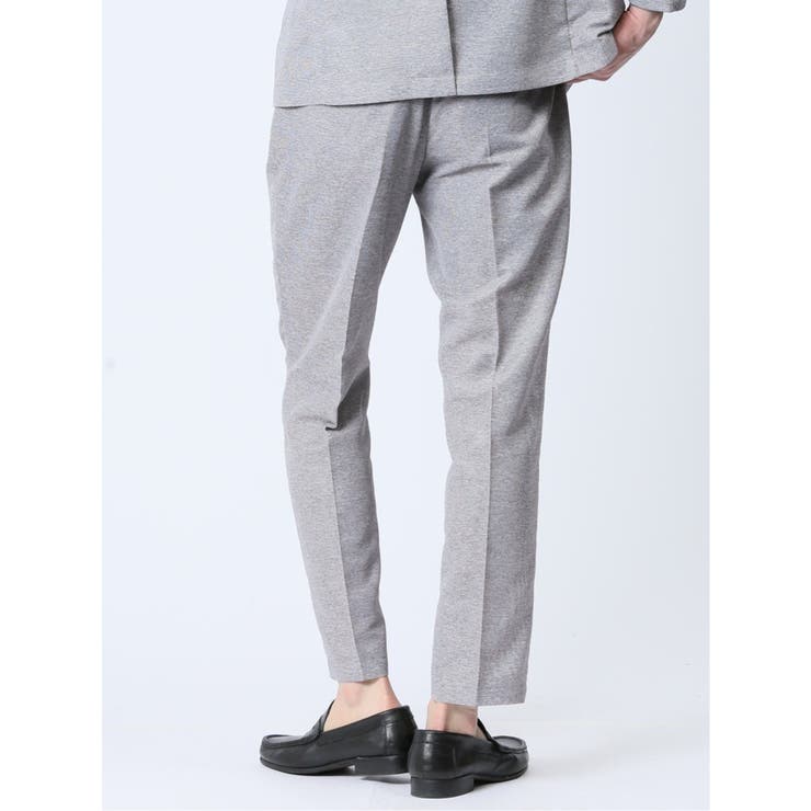 TechLinen スリムフィット ノータックパンツ | TAKA-Q MEN | 詳細画像3 