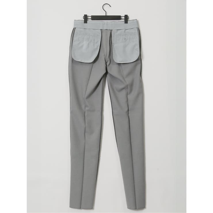 軽量 スリムフィット ノータックパンツ[品番：TKQJ0025085