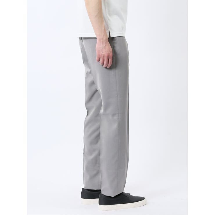 軽量 スリムフィット ノータックパンツ[品番：TKQJ0025085