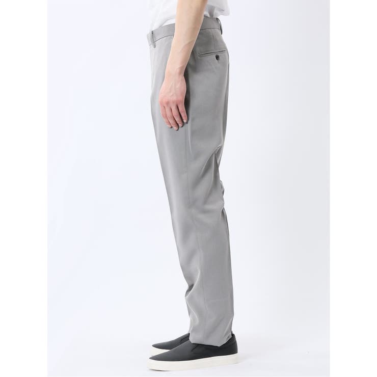 軽量 スリムフィット ノータックパンツ[品番：TKQJ0025085