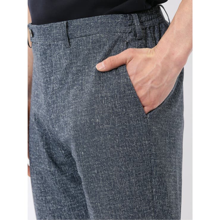 TechCool スリムフィット ノータック パンツ 青(セットアップ可能) | TAKA-Q MEN | 詳細画像9 