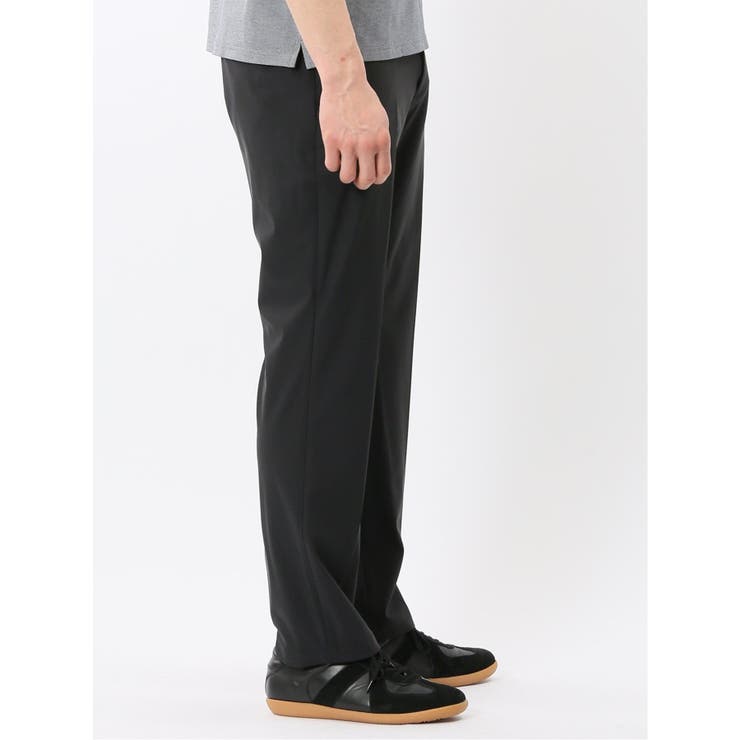 TechCool スリムフィット ノータック パンツ 黒(セットアップ可能) | TAKA-Q MEN | 詳細画像4 