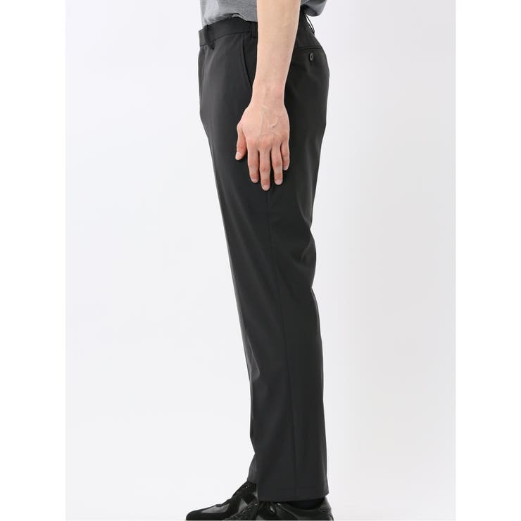 TechCool スリムフィット ノータック パンツ 黒(セットアップ可能) | TAKA-Q MEN | 詳細画像7 