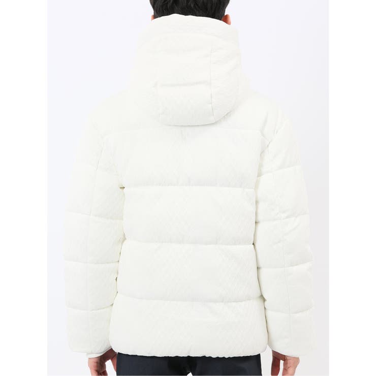 カットジャガード フーデッド 中綿ブルゾン | TAKA-Q MEN | 詳細画像21 