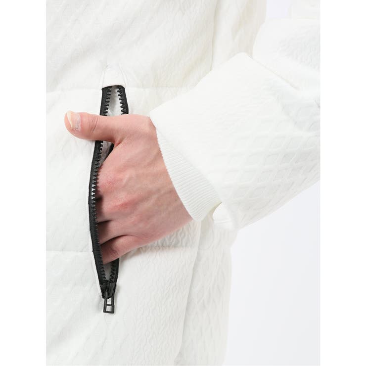 カットジャガード フード脱着 中綿ブルゾン | TAKA-Q MEN | 詳細画像10 