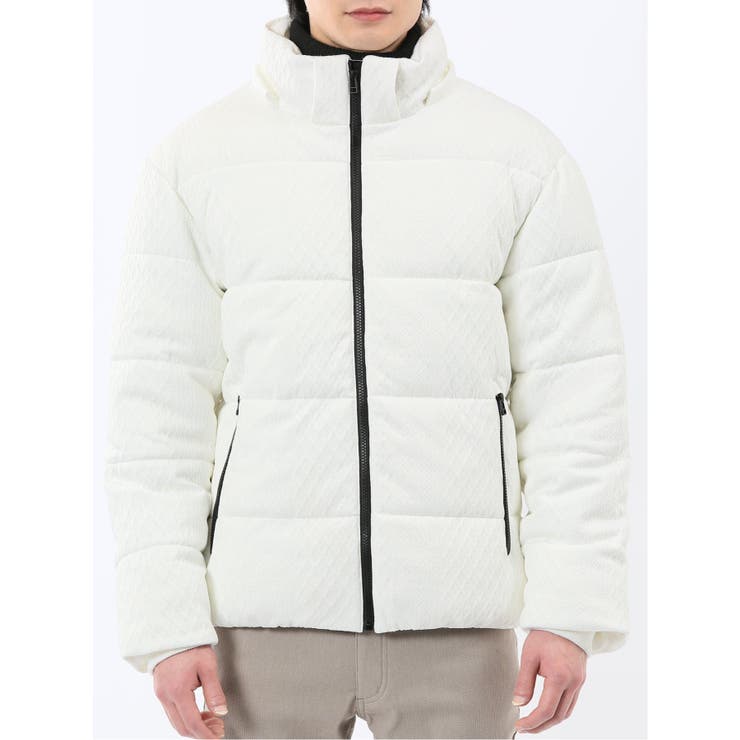 カットジャガード フード脱着 中綿ブルゾン | TAKA-Q MEN | 詳細画像12 