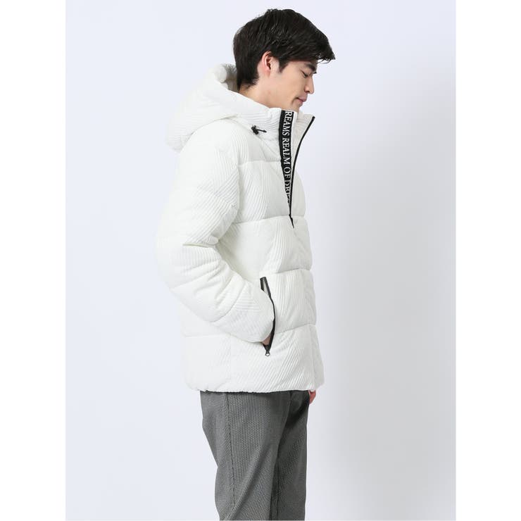 ふくれジャガード 中綿 フーデッドブルゾン | TAKA-Q MEN | 詳細画像4 