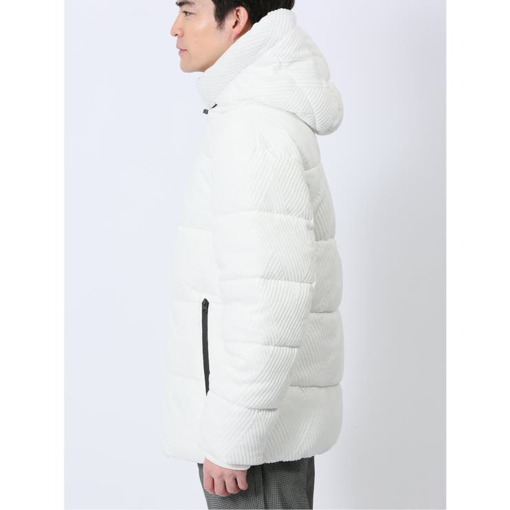 ふくれジャガード 中綿 フーデッドブルゾン | TAKA-Q MEN | 詳細画像7 