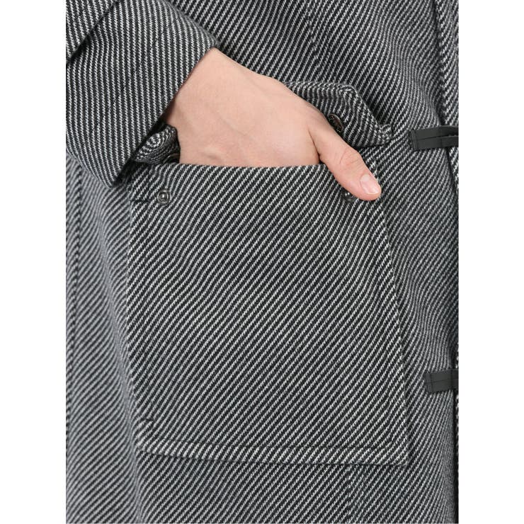 ストレッチメルトン ダッフルコート | TAKA-Q MEN | 詳細画像10 