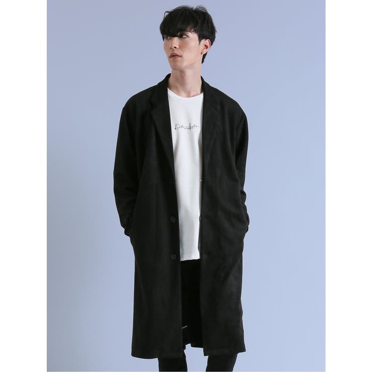 フェイクスエード チェスターコート[品番：TKQJ0020311]｜TAKA-Q MEN