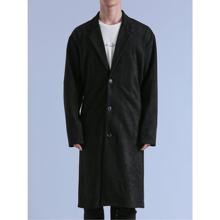 フェイクスエード チェスターコート[品番：TKQJ0020311]｜TAKA-Q MEN