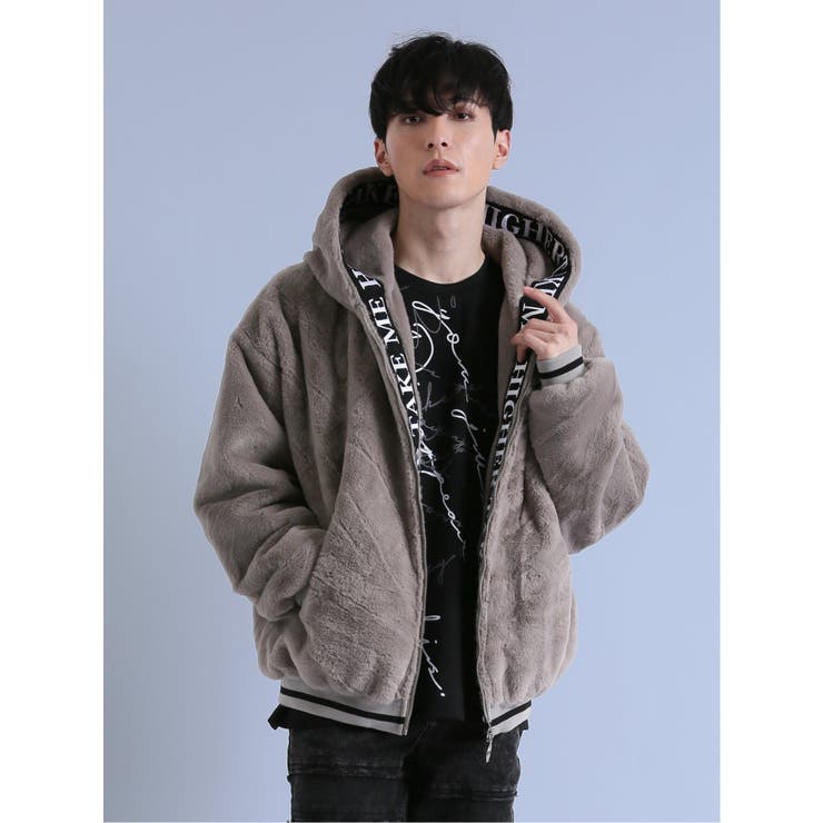 フェイクファー フードブルゾン[品番：TKQJ0020428]｜TAKA-Q  MEN（タカキュー）のメンズファッション通販｜SHOPLIST（ショップリスト）