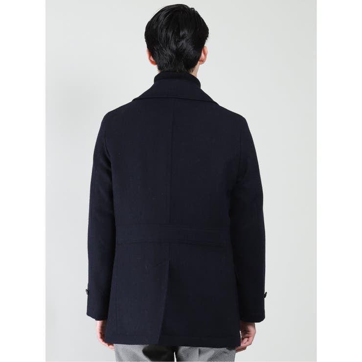 尾州ウール混 ピーコート[品番：TKQJ0013361]｜TAKA-Q MEN（タカキュー）のメンズファッション通販｜SHOPLIST（ショップリスト）