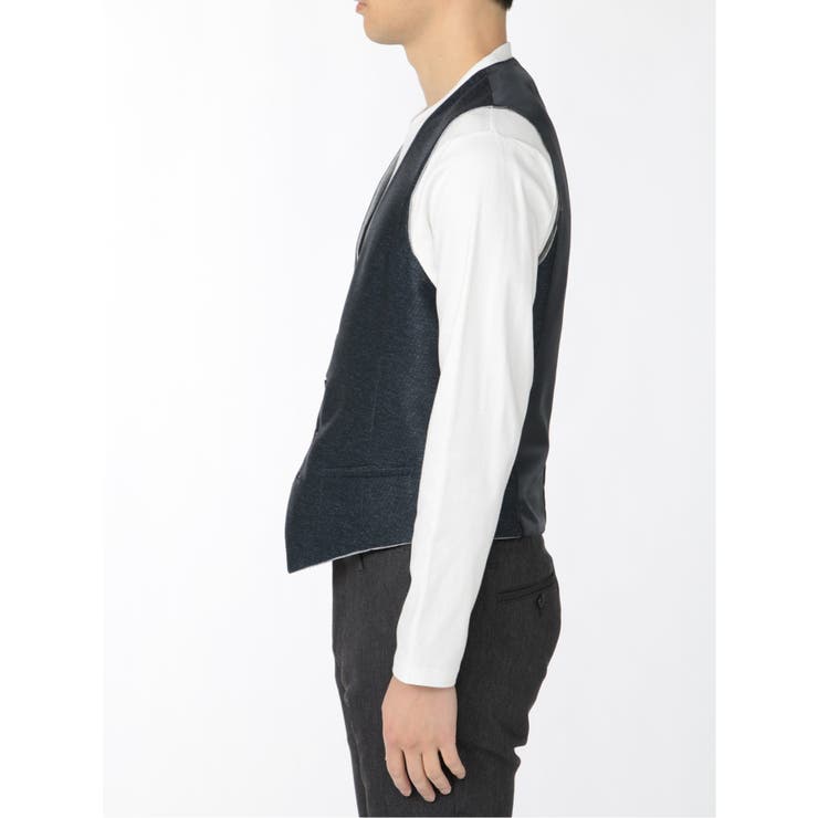 カラミストレッチ リバーシブルジレ(セットアップ可能) | TAKA-Q MEN | 詳細画像13 