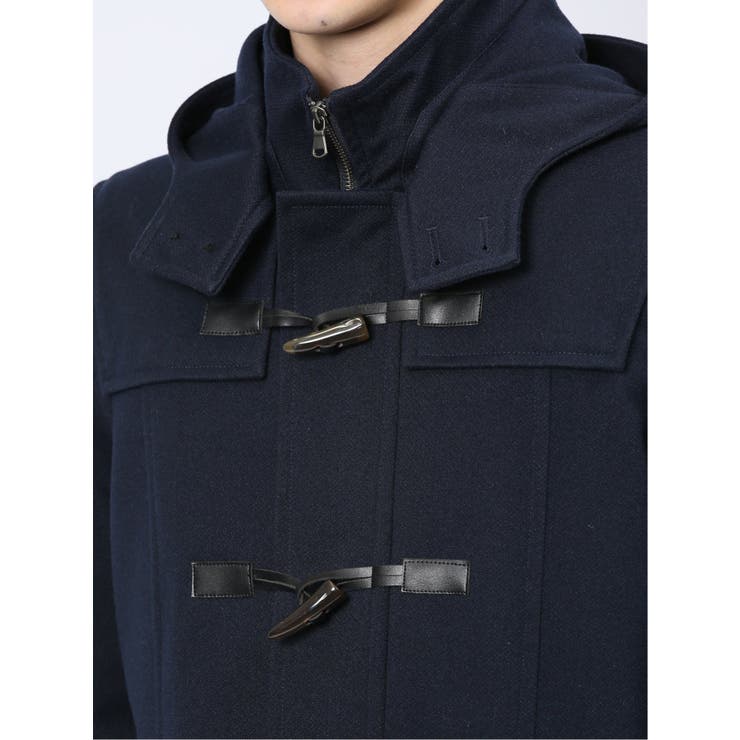 ニットメルトン ダッフルコート[品番：TKQJ0024180]｜TAKA-Q MEN
