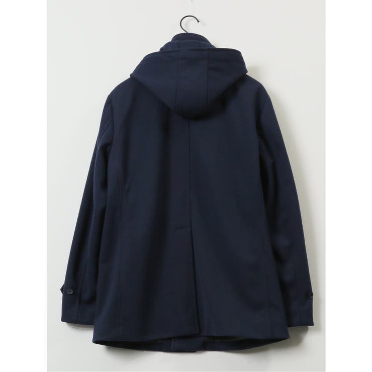ストレッチメルトン フーデットブルゾン[品番：TKQJ0024202