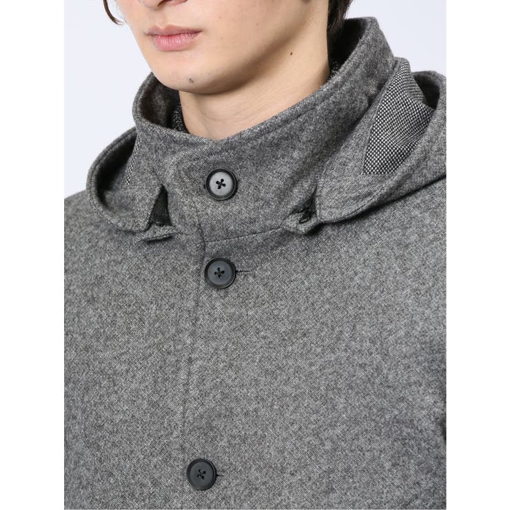 ストレッチメルトン フーデットブルゾン[品番：TKQJ0024202]｜TAKA-Q  MEN（タカキュー）のメンズファッション通販｜SHOPLIST（ショップリスト）