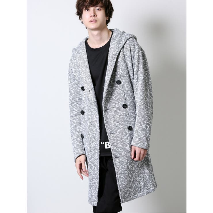 ニットフリース フーデットロングpコート 品番 Tkqj Taka Q Men タカキュー のメンズ ファッション通販 Shoplist ショップリスト
