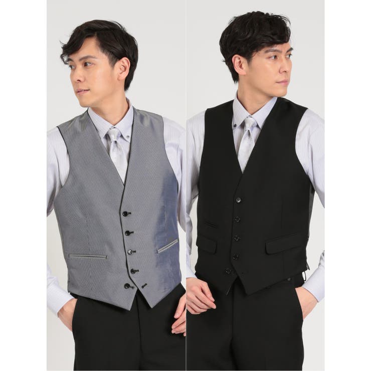 レビュー高評価商品 フォーマル リバーシブルベスト[品番：TKQJ0018059]｜TAKA-Q MEN ジャケット・アウター