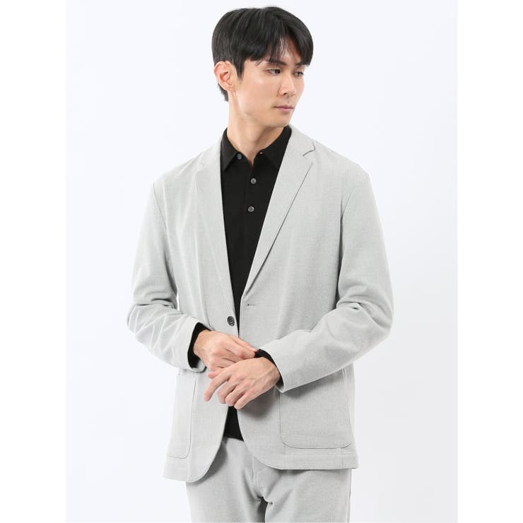 ツイルフランネル 2ボタンジャケット(セットアップ可能) | TAKA-Q MEN | 詳細画像1 