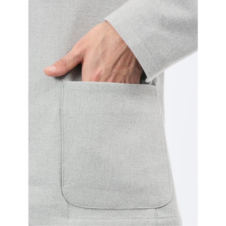 ツイルフランネル 2ボタンジャケット(セットアップ可能) | TAKA-Q MEN | 詳細画像10 