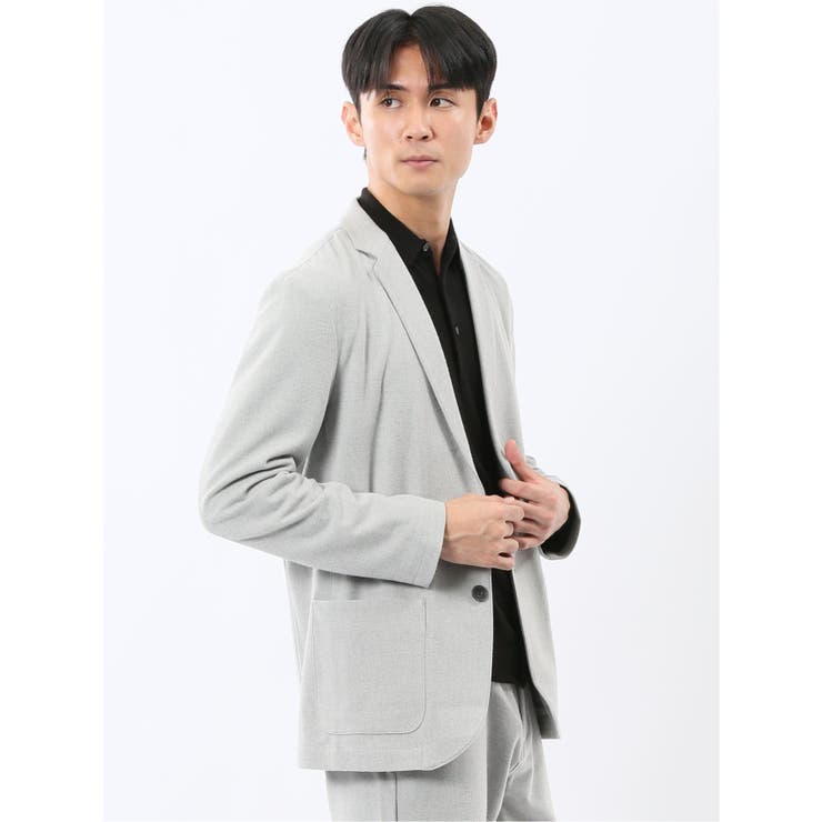 ツイルフランネル 2ボタンジャケット(セットアップ可能) | TAKA-Q MEN | 詳細画像4 