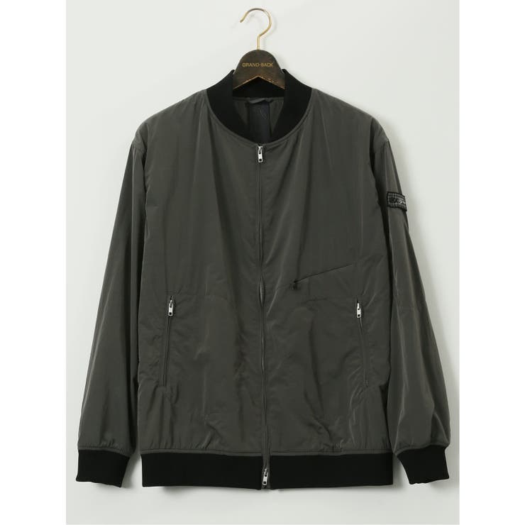 54カーキ | 【大きいサイズ】ジーステージ/G-stage ナイロンタフタ ブルゾン | TAKA-Q MEN
