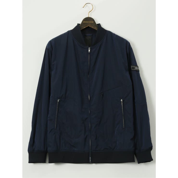 70青 | 【大きいサイズ】ジーステージ/G-stage ナイロンタフタ ブルゾン | TAKA-Q MEN