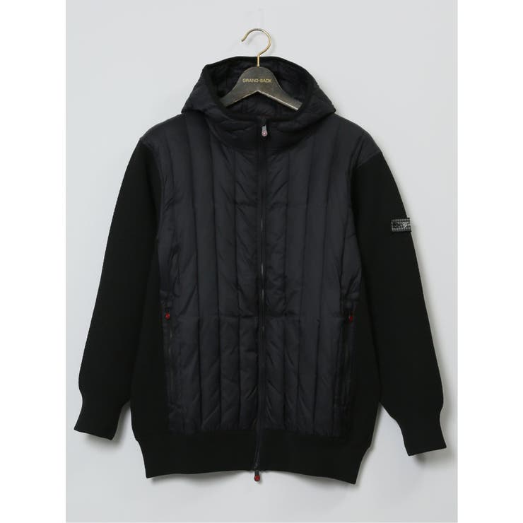 G-stage ジーステージ　ニットコンビダウン パーカー 48 Ｌサイズ ジーステージ G-Stage ニットコンビダウンパーカー メンズ JPN