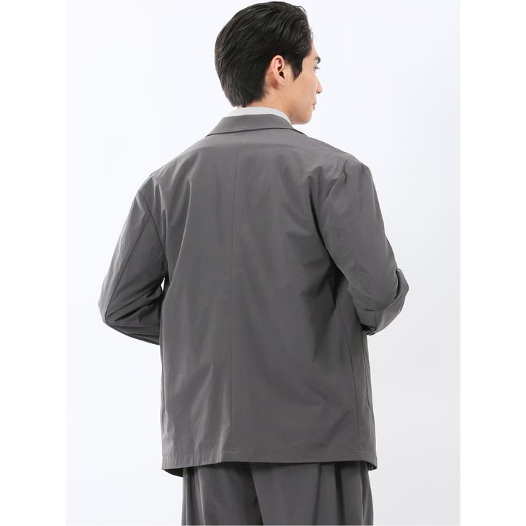 ストレッチ ナチュラルワッシャー 2ボタンジャケット(セットアップ可能) | TAKA-Q MEN | 詳細画像3 