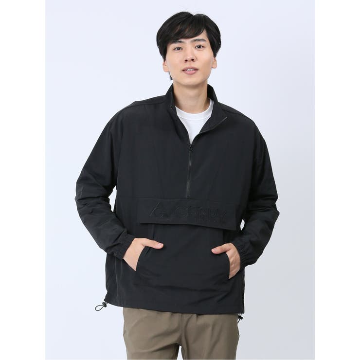 05黒 | 【WEB限定】ジェリー/GERRY ナイロンタフタ アノラック | TAKA-Q MEN