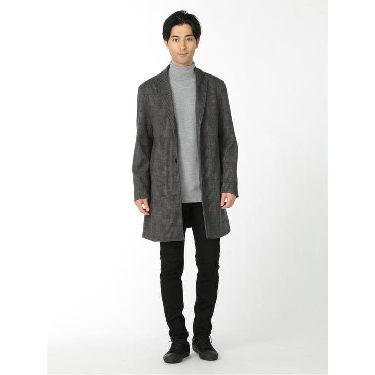 ストレッチメルトン チェスターコート[品番：TKQJ0014924]｜TAKA-Q MEN