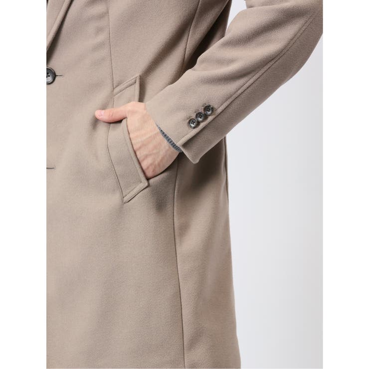 ニットメルトン チェスターコート | TAKA-Q MEN | 詳細画像10 