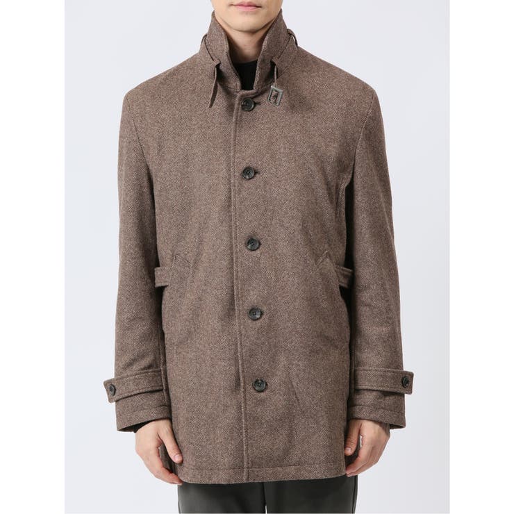 本当に信頼出来る店 ニットメルトン 衿ベルト ）のメンズファッション通販｜SHOPLIST（ショップリスト） MEN（タカキュー スタンドコート[品番：TKQJ0024118]｜TAKA-Q ジャケット・アウター