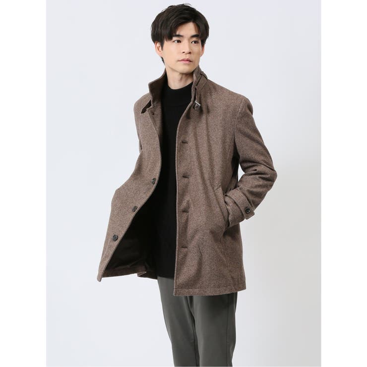 ニットメルトン 衿ベルト スタンドコート[品番：TKQJ0024118]｜TAKA-Q MEN（タカキュー ）のメンズファッション通販｜SHOPLIST（ショップリスト）