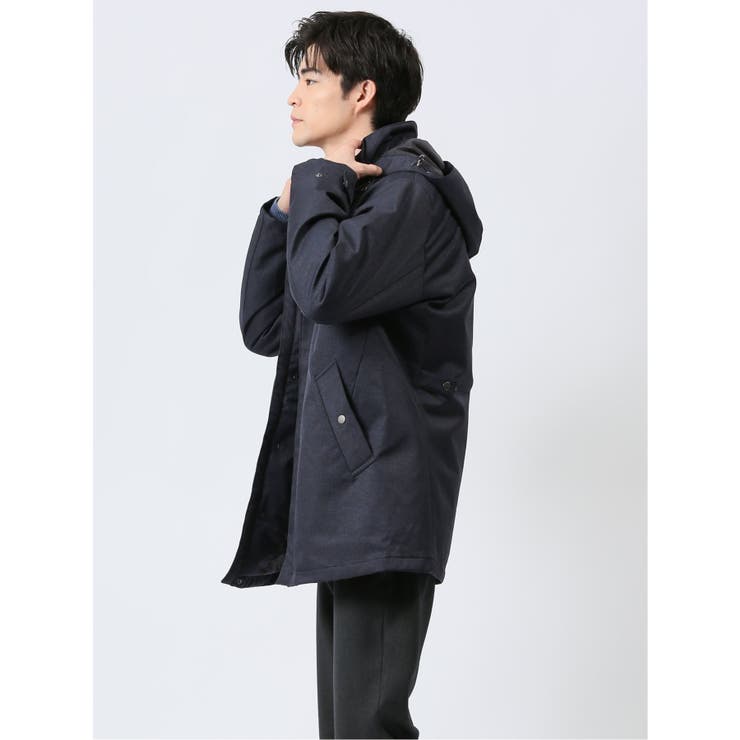 ピンヘッドドビー フード脱着 ハーフコート[品番：TKQJ0024115]｜TAKA-Q  MEN（タカキュー）のメンズファッション通販｜SHOPLIST（ショップリスト）