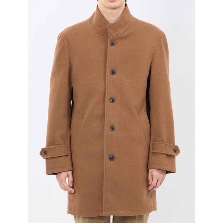 ストレッチメルトン スタンドカラーコート | TAKA-Q MEN | 詳細画像18 