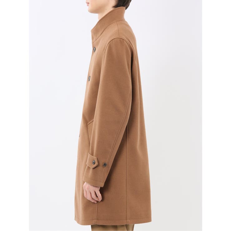 ストレッチメルトン スタンドカラーコート | TAKA-Q MEN | 詳細画像19 