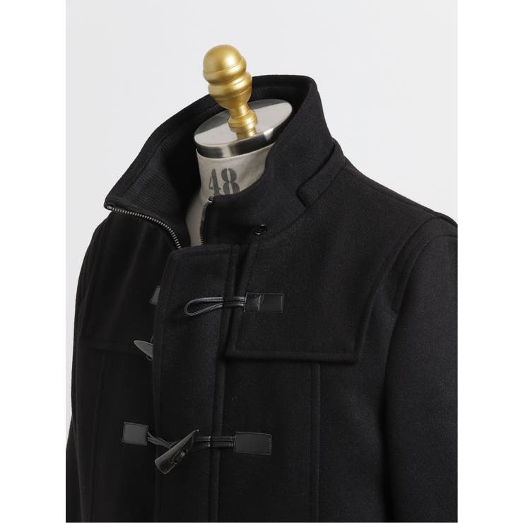 ストレッチメルトン ダッフルコート[品番：TKQJ0009902]｜TAKA-Q MEN
