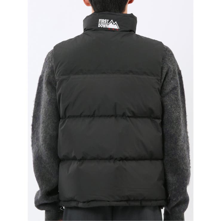 FIRSTDOWN USA 撥水防風 リバーシブル ダウンベスト | TAKA-Q MEN | 詳細画像8 