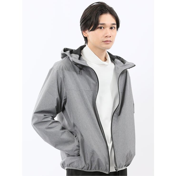03ライトグレー | ALL WEATHER TEX 裏メッシュパーカー | TAKA-Q MEN