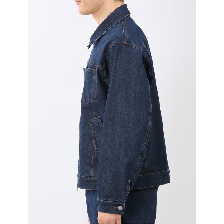 ストレッチ デニム ブルゾン(セットアップ可能) | TAKA-Q MEN | 詳細画像7 