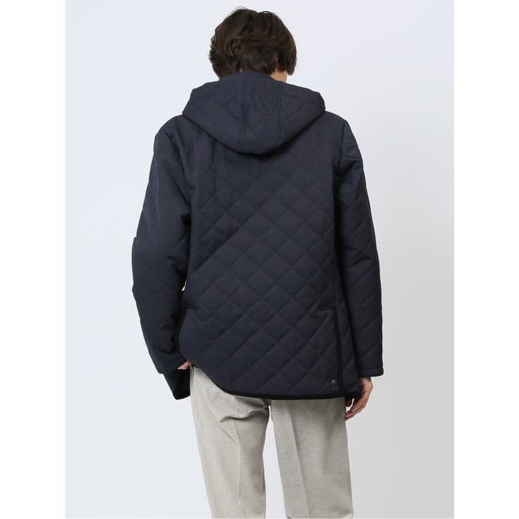 JUST SPEC フード脱着 キルティングジャケット[品番：TKQJ0023965