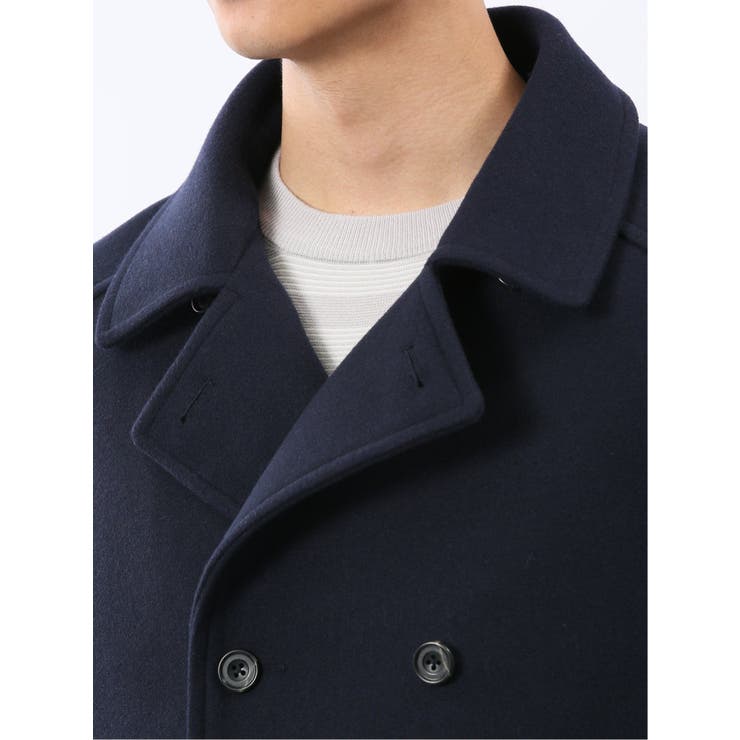 ストレッチメルトン ピーコート | TAKA-Q MEN | 詳細画像18 