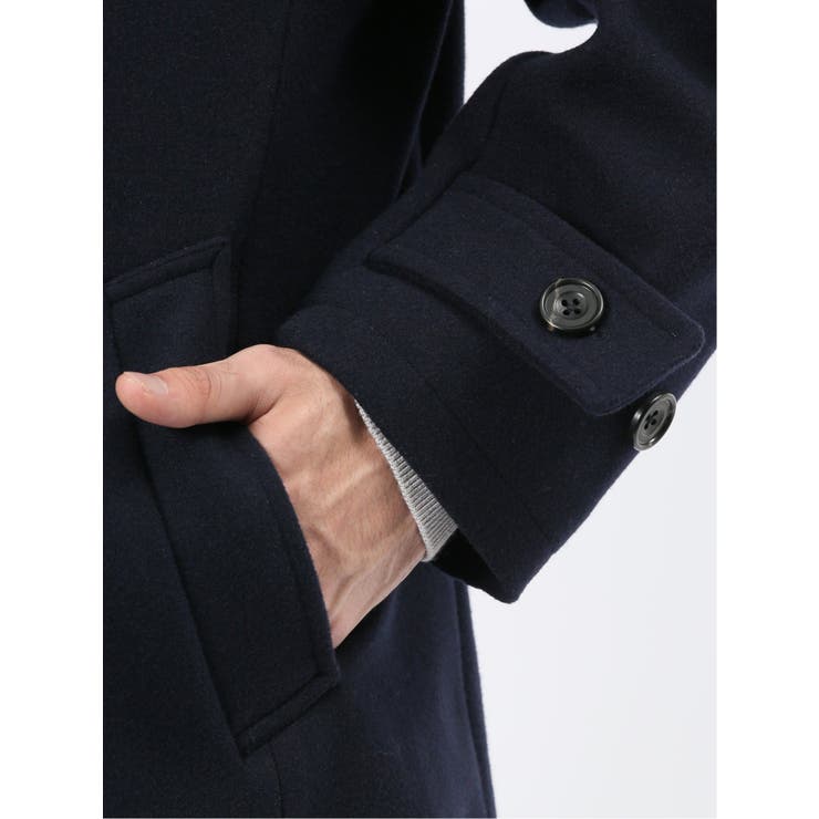 ストレッチメルトン ピーコート | TAKA-Q MEN | 詳細画像19 