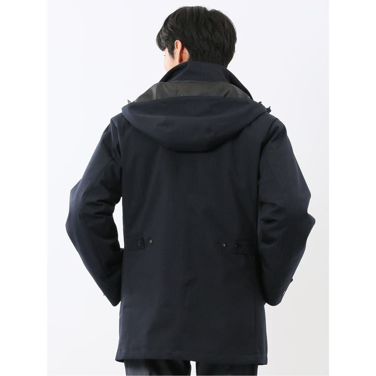 3WAY フード脱着 ライナー付きコート へリンボン | TAKA-Q MEN | 詳細画像16 